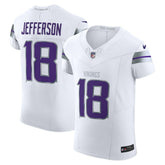 Nike Justin Jefferson Minnesota Vikings Alternate Vapor F.U.S.E. Elite Player Jersey White