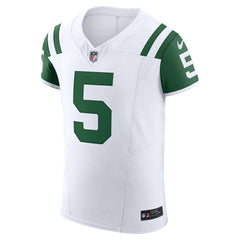 Nike Garrett Wilson New York Jets Classic Alternate Vapor F.U.S.E. Elite Jersey White