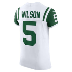Nike Garrett Wilson New York Jets Classic Alternate Vapor F.U.S.E. Elite Jersey White