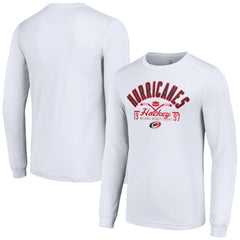 Carolina Hurricanes Starter Puck Long Sleeve T-Shirt - White - NHL 200597929