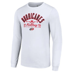 Carolina Hurricanes Starter Puck Long Sleeve T-Shirt - White - NHL 200597929