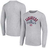 Montreal Canadiens Starter Puck Long Sleeve T-Shirt - Heather Gray - NHL 200597940