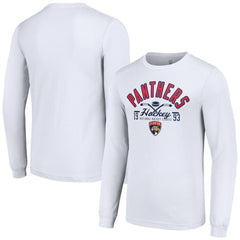 Florida Panthers Starter Puck Long Sleeve T-Shirt - White - NHL 200597942