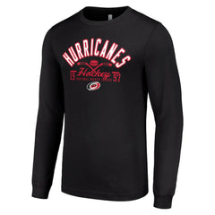 Carolina Hurricanes Starter Puck Long Sleeve T-Shirt - Black - NHL 200598002