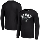 Los Angeles Kings Starter Puck Long Sleeve T-Shirt - Black - NHL 200598007