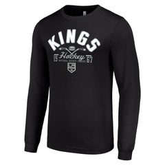 Los Angeles Kings Starter Puck Long Sleeve T-Shirt - Black - NHL 200598007