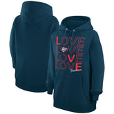 Oklahoma City Thunder G-III 4Her by Carl Banks Women's Basketball Love Fleece Pullover Hoodie Navy