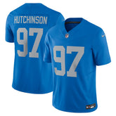 Nike Aidan Hutchinson Detroit Lions Vapor F.U.S.E. Alternate Limited Jersey Blue