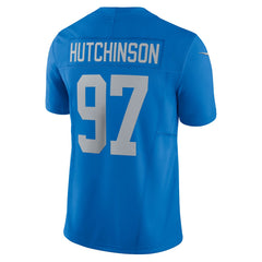 Nike Aidan Hutchinson Detroit Lions Vapor F.U.S.E. Alternate Limited Jersey Blue