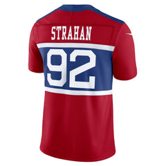 Nike Michael Strahan New York Giants Alternate Vapor F.U.S.E. Retired Player Limited Jersey Century Red