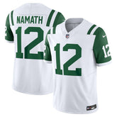 Nike Joe Namath New York Jets Classic Alternate Vapor F.U.S.E. Retired Player Limited Jersey White