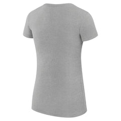 Oklahoma City Thunder G-III 4Her by Carl Banks Women's Super-Slim Fit Lightweight Basketball Girls T-Shirt Heather Gray