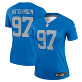 Nike Aidan Hutchinson Detroit Lions Women's Alternate Legend Player Performance Top Blue