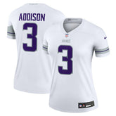 Nike Jordan Addison Minnesota Vikings Women's Alternate Legend Player Performance Top White
