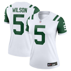 Nike Garrett Wilson New York Jets Women's Alternate Legend Player Performance Top Classic Alternate White