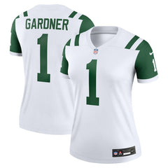 Nike Ahmad Sauce Gardner New York Jets Women's Alternate Legend Player Performance Top Classic Alternate White