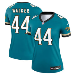 Nike Travon Walker Jacksonville Jaguars Women's Alternate Legend Player Performance Top Prowler Throwback Teal