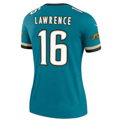 Nike Trevor Lawrence Jacksonville Jaguars Women's Alternate Legend Player Performance Top Prowler Throwback Teal