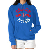 Detroit Pistons G-III 4Her by Carl Banks Women's City Pullover Hoodie Blue