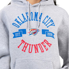 Oklahoma City Thunder G-III 4Her by Carl Banks Women's City Pullover Hoodie Heather Gray