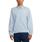 USMNT Club Fleece Harrington Full-Zip Jacket Light Blue - Nike Discount