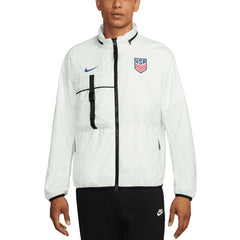 USMNT 2024 Halo Anthem Full-Zip Jacket White - Nike