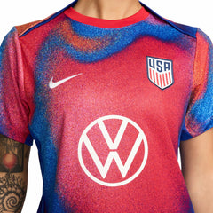 USMNT Women's 2024 Academy Pro Pre-Match Top Red - Nike