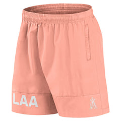 Los Angeles Angels Fanatics Elements Swim Shorts - Coral - Fanatics Online