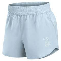 Boston Red Sox Fanatics Women's Studio Woven Vibe Shorts - Light Blue - Fanatics Online