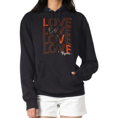 Philadelphia Flyers G-III 4Her by Carl Banks Women's Hockey Love Fleece Pullover Hoodie - Black - NHL 200607230