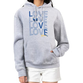 Buffalo Sabres G-III 4Her by Carl Banks Women's Hockey Love Fleece Pullover Hoodie - Gray - NHL 200607238