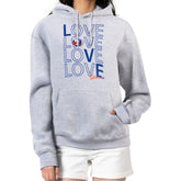 New York Islanders G-III 4Her by Carl Banks Women's Hockey Love Fleece Pullover Hoodie - Gray - NHL 200607255