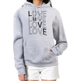 Vegas Golden Knights G-III 4Her by Carl Banks Women's Hockey Love Fleece Pullover Hoodie - Gray - NHL 200607276