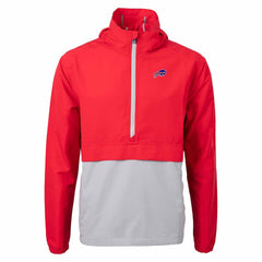 Buffalo Bills Cutter & Buck Charter Eco Recycled Anorak Half-Zip Jacket Red