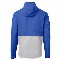 Buffalo Bills Cutter & Buck Charter Eco Recycled Anorak Half-Zip Jacket Blue