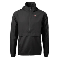 New York Giants Cutter & Buck Charter Eco Recycled Anorak Half-Zip Jacket Black