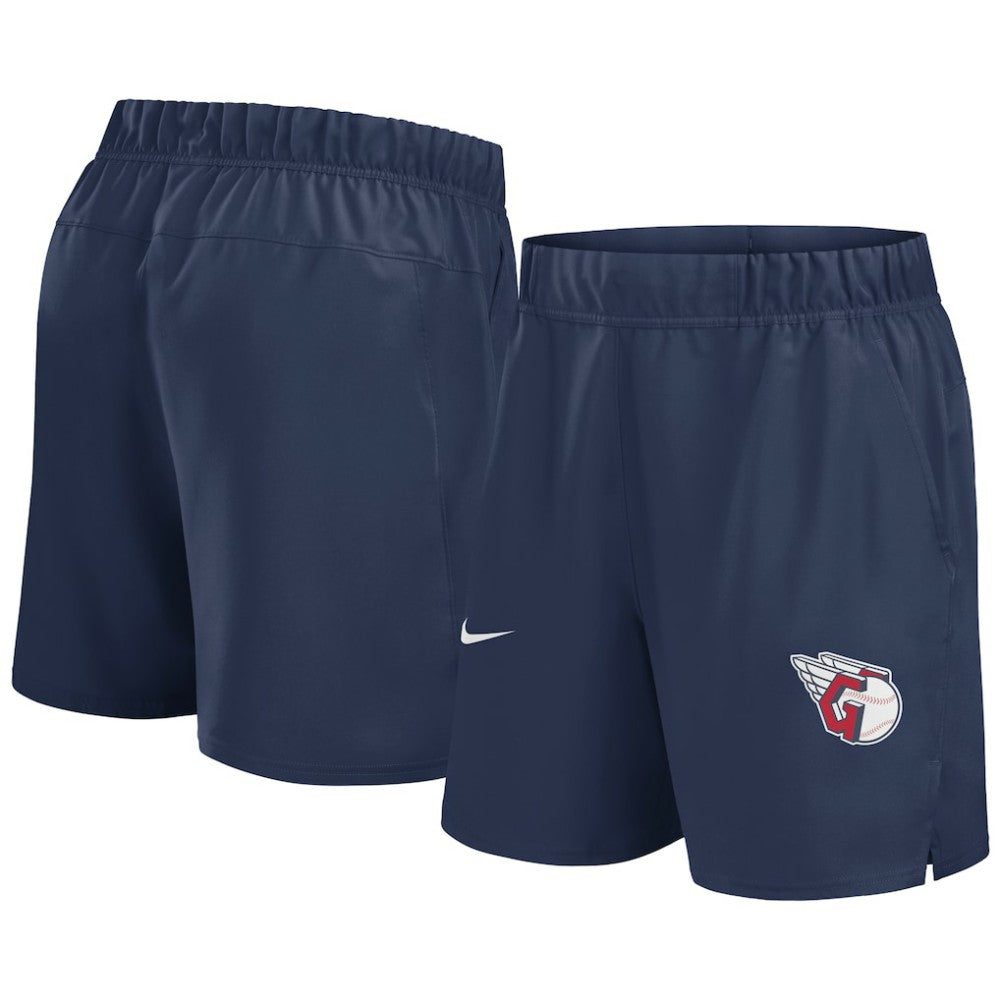 Cleveland Guardians Nike Woven Victory Dri-FIT Shorts - Navy - Nike Discount