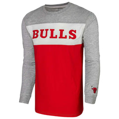 Chicago Bulls Unisex Loge Long Sleeve T-Shirt Heather Gray