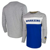 Golden State Warriors Unisex Loge Long Sleeve T-Shirt Heather Gray