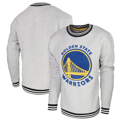 Golden State Warriors Stadium Essentials Club Level Pullover Sweatshirt Heather Gray