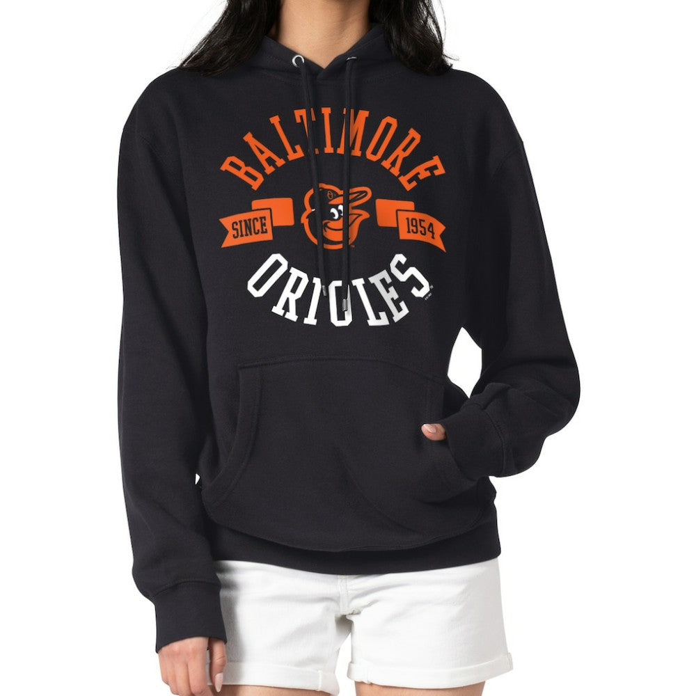 Baltimore Orioles G-III 4Her by Carl Banks Women's City Graphic Pullover Hoodie - Black - MLB on Sale