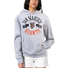San Francisco Giants G-III 4Her by Carl Banks Women's City Graphic Pullover Hoodie - Heather Gray - MLB on Sale