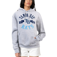 Tampa Bay Rays G-III 4Her by Carl Banks Women's City Graphic Pullover Hoodie - Heather Gray - MLB Sale