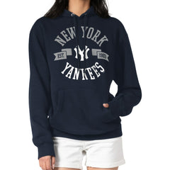 New York Yankees G-III 4Her by Carl Banks Women's City Graphic Pullover Hoodie - Navy - MLB Lifestyle