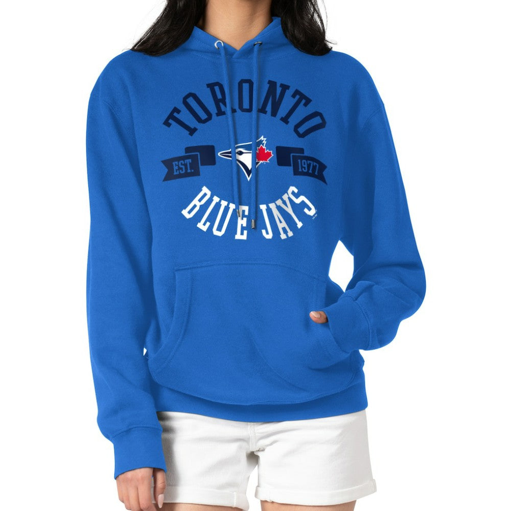 Toronto Blue Jays G-III 4Her by Carl Banks Women's City Graphic Pullover Hoodie - Royal - MLB Lifestyle