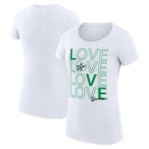 Dallas Stars G-III 4Her by Carl Banks Women's Super-Slim Fit Lightweight Hockey Love T-Shirt - White - NHL 200617495