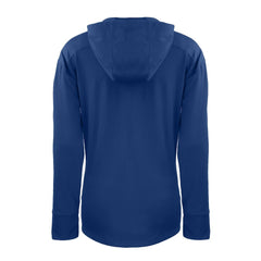 Seattle Seahawks Cutter & Buck Women's Throwback Daybreak Eco Recycled Half-Zip Hoodie Blue