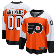 Philadelphia Flyers Fanatics Home Breakaway Custom Jersey - Orange - NHL 200618040