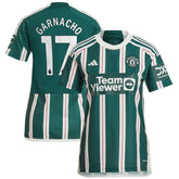Alejandro Garnacho Manchester United Women's 2023/24 Away Replica Player Jersey – Green - Adidas sale
