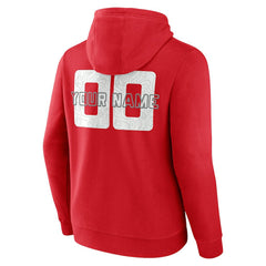 Houston Rockets Stellar Personalized Name & Number Pullover Hoodie Red